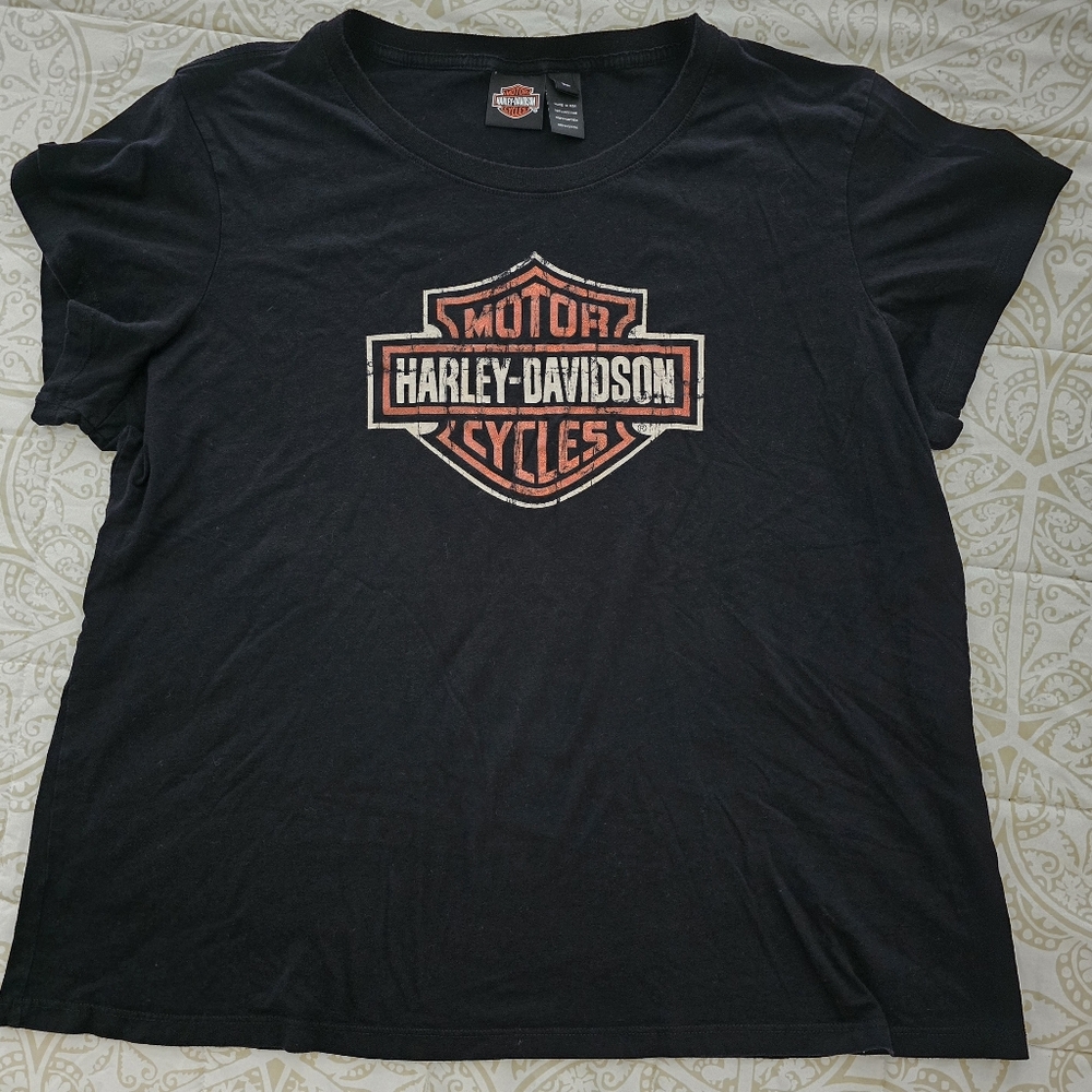 Black Harley-Davidson Women's Plus Size Shirt